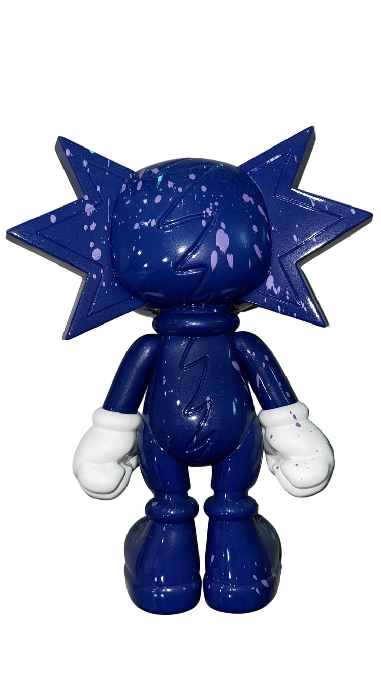 Pluto original vinyl art full paint satin finish Blue Collection