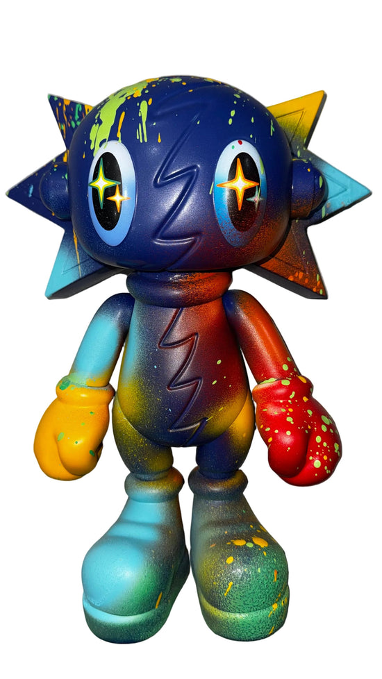 Fiasco Figurine – colorful multicolor decorative collectible Front View