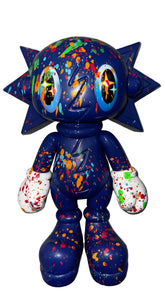 Fetti Blue Collection vinyl art – 11 inch satin finish original 1 of 1