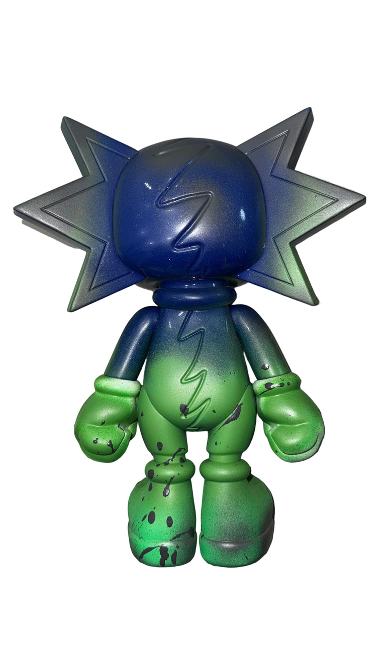 Moss original vinyl art full paint satin finish Blue Collection